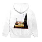 脂身通信Ｚのときめき晩酌セット（お寿司と日本酒・冷酒） Hoodie:back