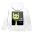 nyan 1/8のドット絵　ねこねこムーン Hoodie:back