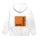 xotic winesのxotic wines original no.1 パーカーの裏面