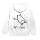 いきものや　のの（別館）のゲンゴロウ Hoodie:back