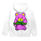 Hurryz HUNGRY BEARのHurryz HUNGRY BEAR ピンク Hoodie:back