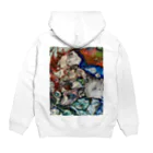 JapaneseArt Yui Shopの悪魔の雄叫び Hoodie:back