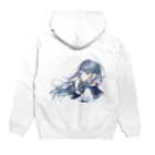 ドットマヒナのおうちのシャボン玉マヒナ Hoodie:back