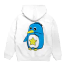 【KWZ】キング★ペンギン🐧🌛毎日YT&TTY(JP＆EN: OK)のキングスターペンギンを推せるアイテム Hoodie:back