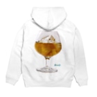 脂身通信Ｚのブランデー Hoodie:back