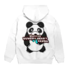 Hurryz HUNGRY BEARのHurryz HUNGRY PANDA? パーカーの裏面