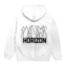 grandBlueのHORIZON Hoodie:back