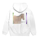 ダイナマイト87ねこ大商会の幻の名馬 4枠8番マジハヤーイ Hoodie:back