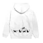 AINE RIUMの22個限定！猫の日🐱パーカー(両面プリント)！ Hoodie:back