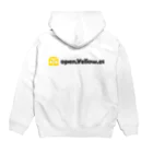 open.Yellow.os original official goods storeのopen.Yellow.os公式支援グッズ Hoodie:back