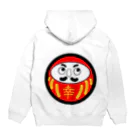 L-Monkeyのだるま Hoodie:back