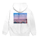 KEITOの東京の夕暮れ Hoodie:back