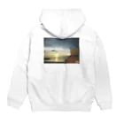 にゃがチューンのSunset Nyaga  Hoodie:back