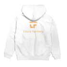 crazy factoryの爆音ニンジン Hoodie:back