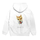 うちのペットが1番！のまめた🐕 Hoodie:back