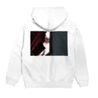 Aiko Nakanoの早く起きて欲しい猫 Hoodie:back