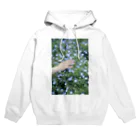 ふとんのNemophila Blue Hoodie