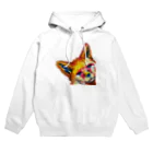 ホップステップジャンピングののぞき込むキツネ Hoodie