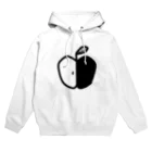 ジビエ屋のへたくそベジェ曲線アップル Hoodie