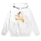 N谷スタジオのチワワのすっちゃんバイクに乗る Hoodie