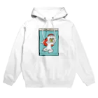 とほんSUZURI出張所の読書金魚 Hoodie