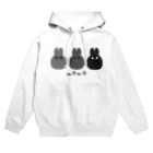 nagiのmeme3匹（モノトーン） Hoodie