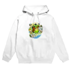 Cody the LovebirdのChubby Bird セキセイインコの妖精 Matcha 一緒に森を守ろう！ Hoodie