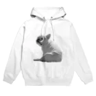 ロキの店の座り犬 Hoodie