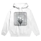 rilybiiのgrayish color × white × charcoal ×  tulip bouquet Hoodie