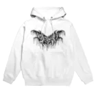 忍太郎の四字熟語 - 四面楚歌 Death Metal Logo デスロゴ Hoodie