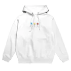 絵の具入れの信号機ヨガぼうにんげんくん Hoodie