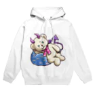 Blue Regionのデリバリーなんもしないクマちゃん Hoodie