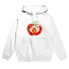 とりごえ雑貨店の水玉トマト Hoodie