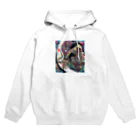 ふくふく商店の渡辺綱と茨木童子墨彩画 Hoodie