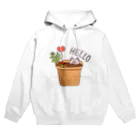 rumi1207 しょっぷ！のしろくま植木鉢 Hoodie