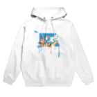 モコモコ本舗の飛行機雲 Hoodie