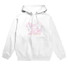 お絵描き屋さんのおみせ。のpink elephant Hoodie