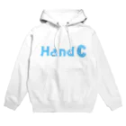 HandC のHandC  ロゴ 水色 후디