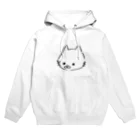 有楽魑(うらち)の下向き猫 Hoodie