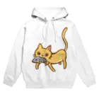 NOMAD-LAB The shopのお魚くわえた猫ちゃんのお買い物？？ Hoodie