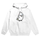 Cody the LovebirdのChubby Bird シロビタイムジオウム Hoodie