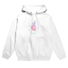 北魚Beiyu のイチゴミルクボトル Hoodie