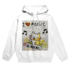 KIYOKA88WONDERLANDのピアノねこちゃん piano kitty Hoodie