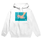 chimpotty shopのウーパールーパーが吐いちゃった Hoodie