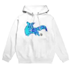 工房斑狼の青い幻獣 Hoodie