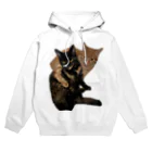 結社黒猫のクロちゃんと猫ベー Hoodie