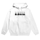 GreenTrexのギターシルエット『さまざま』 Hoodie