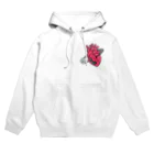 CARPE DIEMの安全ピンハート Hoodie