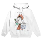 ほっかむねこ屋（アトリエほっかむ）のお買い物ねこ　桃色 Hoodie