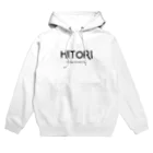 文字でもじもじ 文字ＴシャツのHITORI Hoodie